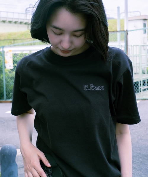BROKEN BASE(ブロークンベース)の「B.Base Stitch Logo Sweat Pack Setup / B.Base ステッチロゴスウェットパックセットアップ(Tシャツ/カットソー・メンズ・ブラック/ブラック×グレー/ブラウン/ネイビー・MEDIUM/SMALL/LARGE)」の12枚目の写真