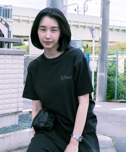 BROKEN BASE(ブロークンベース)の「B.Base Stitch Logo Sweat Pack Setup / B.Base ステッチロゴスウェットパックセットアップ(Tシャツ/カットソー・メンズ・ブラック/ブラック×グレー/ブラウン/ネイビー・MEDIUM/SMALL/LARGE)」の11枚目の写真