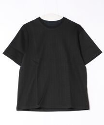 /MMMM/バイアスジャガードアームホールラインTEE