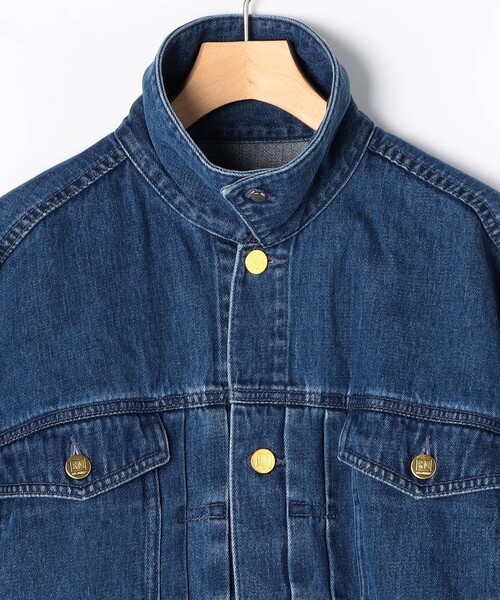Rie Miller(リエミラー)の「【RM denim】バックひねりデザインショート丈Gジャン(デニムジャケット・レディース・インディゴブルー・FREE)」の18枚目の写真