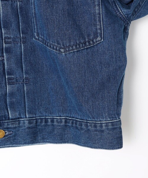 Rie Miller(リエミラー)の「【RM denim】バックひねりデザインショート丈Gジャン(デニムジャケット・レディース・インディゴブルー・FREE)」の22枚目の写真