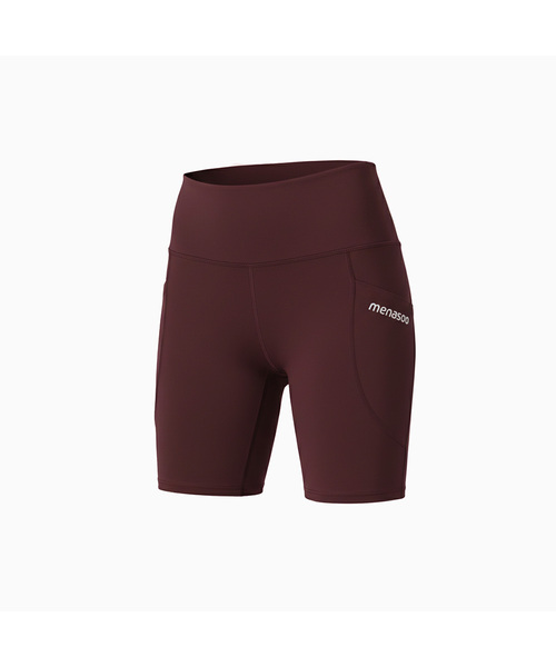 Line 5 Leggings Shorts_Burgundy