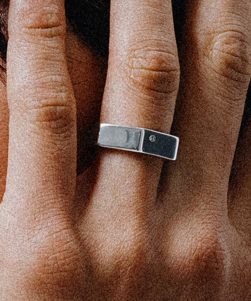SCALETTOBLACK（スカーレットブラック）の「WSM013 Screw Nut Ring（リング・レディース・その他・8/9）」の2枚目の写真