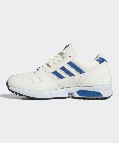 adidas(アディダス)の「オリジナルス ZX 8000 スパイクレス ゴルフ / ZX 8000 SPIKELESS GOLF【adidas Golf/アディダスゴルフ】(スニーカー・メンズ・ホワイト×ブルー・22.5cm/23.5cm/24.5cm/25.5cm/26.5cm/27.5cm/28.5cm/23.0cm/24.0cm/25.0cm/26.0cm/27.0cm/28.0cm/29.0cm)」の6枚目の写真