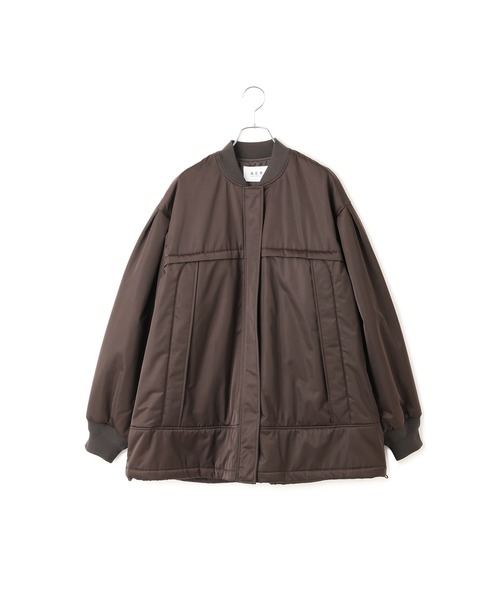 ADAM ET ROPE'(アダムエロペ)の「【WEB限定】・【定番】パフスリーブMA1(MA-1・レディース・ブラック/ダークブラウン/ブラウン・FREE)」の7枚目の写真