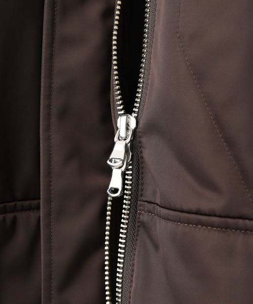 ADAM ET ROPE'(アダムエロペ)の「【WEB限定】・【定番】パフスリーブMA1(MA-1・レディース・ブラック/ダークブラウン/ブラウン・FREE)」の14枚目の写真