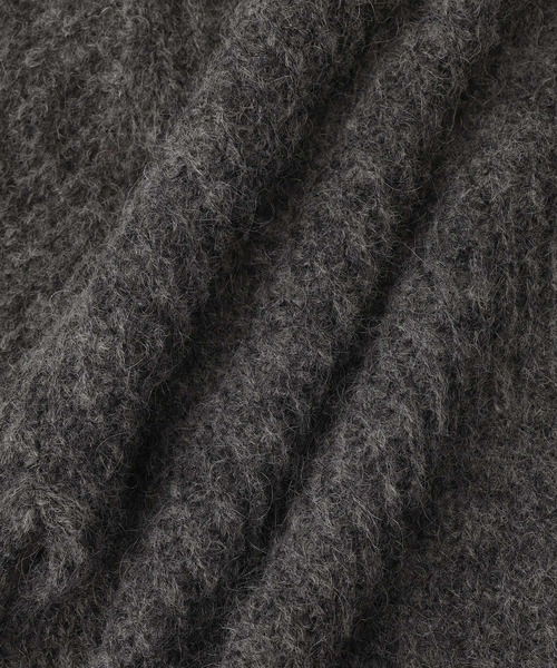 ADAM ET ROPE'（アダムエロペ）の「【WEB限定】シアーモヘアリボンカーディガン（カーディガン/ボレロ・レディース・パープル系その他/チャコールグレー/ホワイト・FREE）」の17枚目の写真