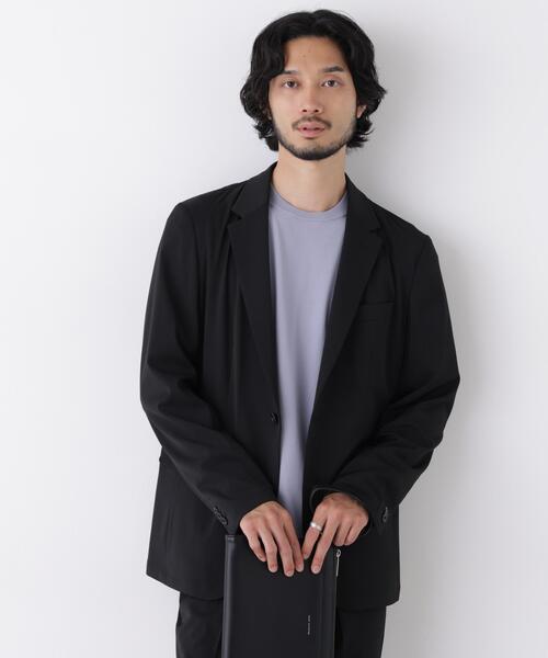 NANO universe(ナノユニバース)の「「Damerino」T/R パウダリー2WAYストレッチセットアップ(セットアップ・メンズ・ブラウン系その他/ブラック・S/M/L/XL)」の3枚目の写真