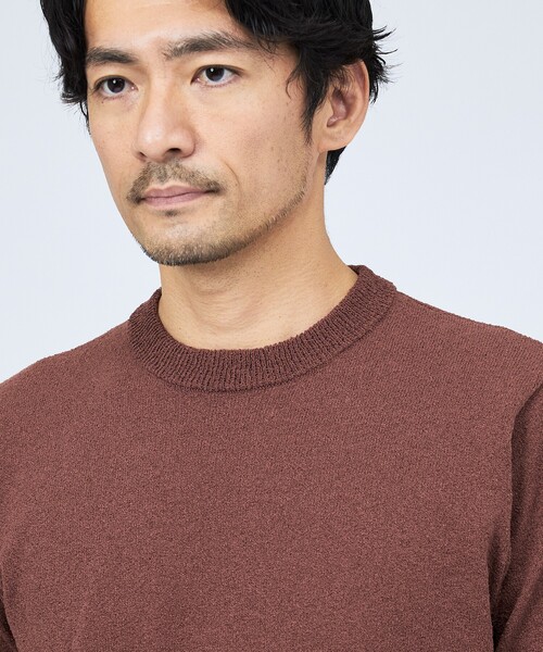 ABAHOUSE GRAY(アバハウスグレイ)の「ブークレー 半袖Tシャツ(Tシャツ/カットソー・メンズ・ホワイト/ネイビー/ブラック/ブラウン/ライトグレー・48/46/50)」の16枚目の写真