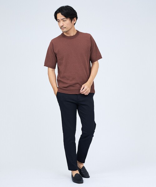 ABAHOUSE GRAY(アバハウスグレイ)の「ブークレー 半袖Tシャツ(Tシャツ/カットソー・メンズ・ホワイト/ネイビー/ブラック/ブラウン/ライトグレー・48/46/50)」の17枚目の写真