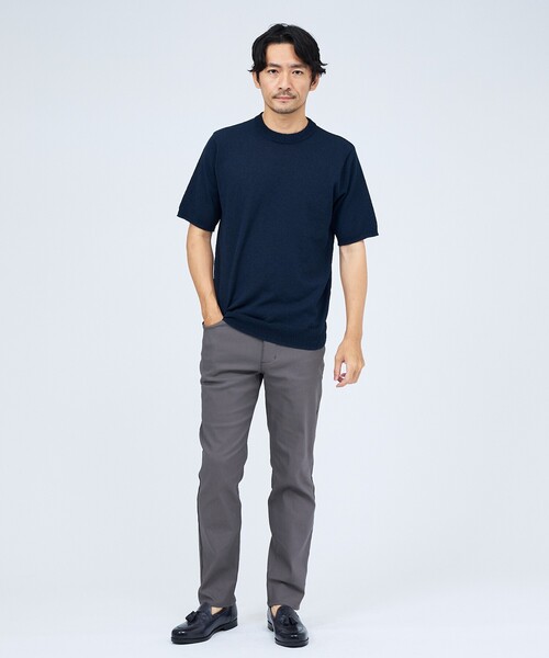 ABAHOUSE GRAY(アバハウスグレイ)の「ブークレー 半袖Tシャツ(Tシャツ/カットソー・メンズ・ホワイト/ネイビー/ブラック/ブラウン/ライトグレー・48/46/50)」の20枚目の写真