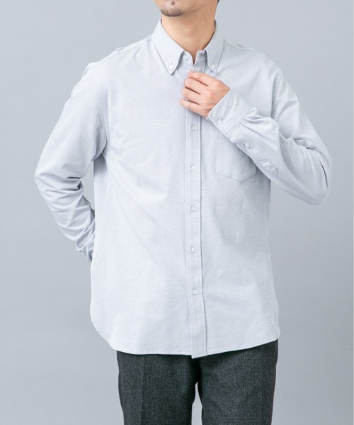 URBAN RESEARCH ROSSO MEN(アーバンリサーチロッソメン)の「『イージーケア / 防シワ』ハイパフォーマンス スーパーストレッチBDシャツ(シャツ/ブラウス・メンズ・ブルー/ホワイト/グレー・SMALL/MEDIUM/LARGE/X-LARGE)」の7枚目の写真