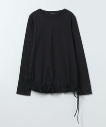 JEANASIS | スソフリルドロストLS TEE/1057836(Tシャツ/カットソー)