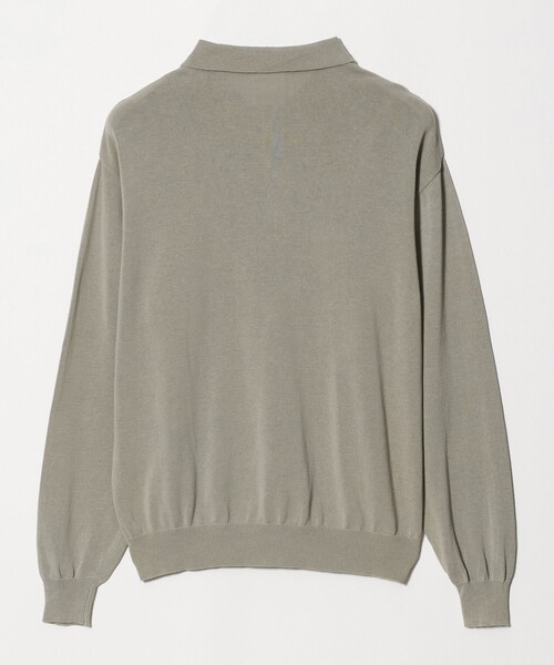 CITEN（シテン）の「＜CITEN＞ハイゲージニットポロシャツ（ポロシャツ・メンズ・ブラック/ライトグレー・M/L）」の19枚目の写真