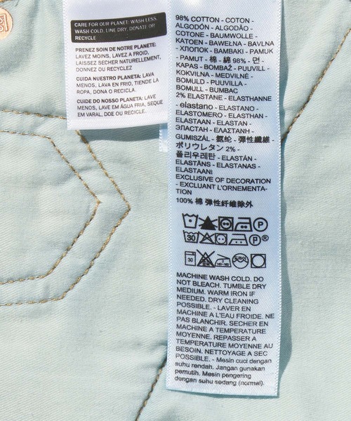 Levi's(リーバイス)の「Levi's/リーバイス BLUETAB(TM) ハイライズ スリムジーンズ ミディアムインディゴ(デニムパンツ・レディース・ブルー・28inch/27inch/26inch/25inch/24inch/23inch)」の15枚目の写真