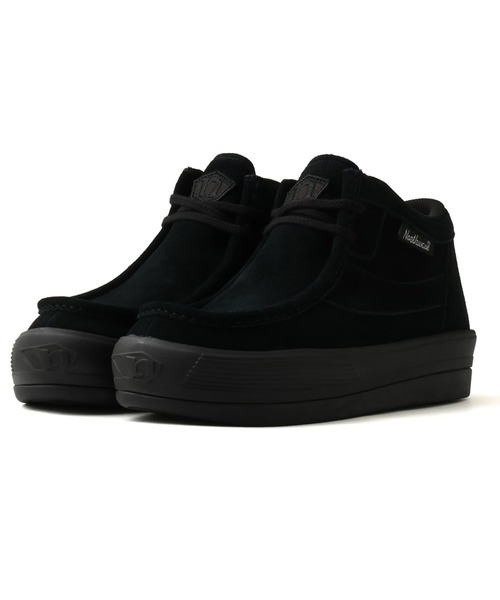 northwave(ノースウェーブ)の「Northwave ESPRESSO MOCCASIN / ノースウェーブ エスプレッソ モカシン(スニーカー・メンズ・ブラック×ブラック・26.5cm/26.0cm/25.5cm/25.0cm/24.0cm/23.0cm/29.5cm/28.5cm/28.0cm/27.0cm)」の1枚目の写真