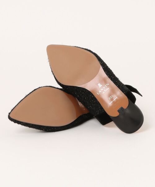 LANVIN en Bleu(ランバンオンブルー)の「ベルベットリボンミュールパンプス(パンプス・レディース・ブラック/ブラック系その他2・22.5cm/23.0cm/23.5cm/24.0cm/24.5cm)」の4枚目の写真