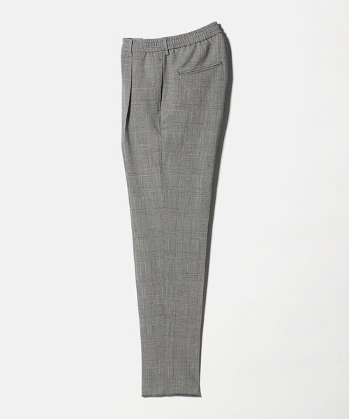 UNITED ARROWS(ユナイテッドアローズ)の「<TAGLIATORE>グレンチェック サッカー イージースラックス(セットアップ・メンズ・ブラック・46/44)」の1枚目の写真