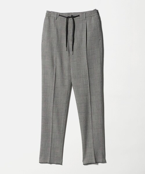 UNITED ARROWS(ユナイテッドアローズ)の「<TAGLIATORE>グレンチェック サッカー イージースラックス(セットアップ・メンズ・ブラック・46/44)」の2枚目の写真