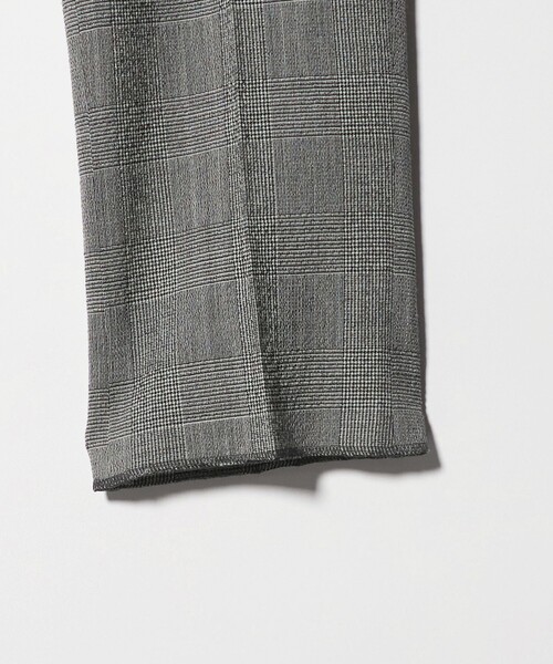 UNITED ARROWS(ユナイテッドアローズ)の「<TAGLIATORE>グレンチェック サッカー イージースラックス(セットアップ・メンズ・ブラック・46/44)」の8枚目の写真