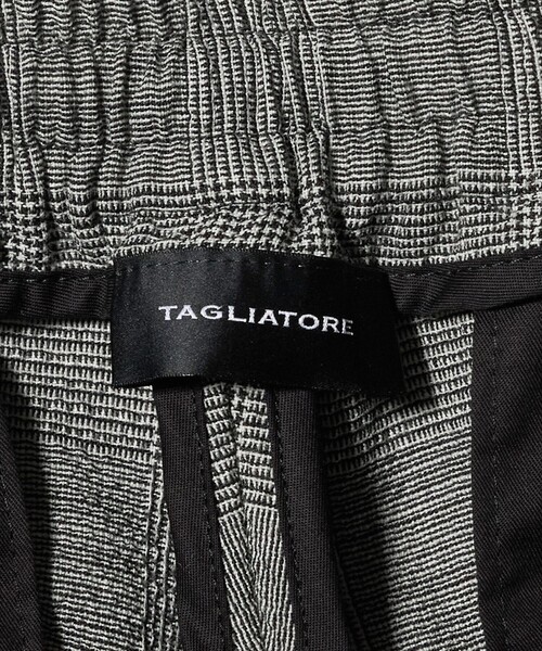 UNITED ARROWS(ユナイテッドアローズ)の「<TAGLIATORE>グレンチェック サッカー イージースラックス(セットアップ・メンズ・ブラック・46/44)」の10枚目の写真