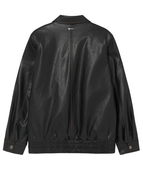 Guess（ゲス）の「【ヒョンジン 着用】 MEN'S FAUX LEATHER JACKET レザージャケット（その他アウター・メンズ・ブラック・MEDIUM/X-LARGE/LARGE）」の6枚目の写真