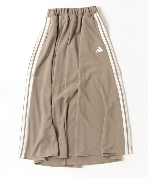 adidas(アディダス)の「adidas/アディダス スリーストライプス KN スカート(スカート・レディース・ベージュ/ブラック/ネイビー・MEDIUM/X-SMALL/SMALL/LARGE/X-LARGE/XX-LARGE)」の2枚目の写真