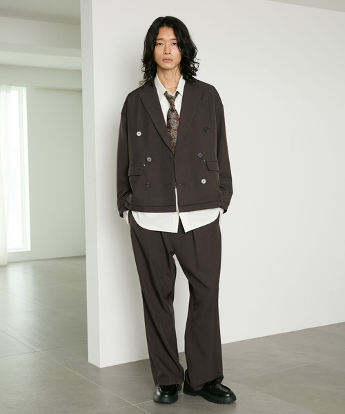 RAGEBLUE(レイジブルー)の「RIVET SEMI FLARE PANTS/リベットセミフレアパンツ【セットアップ対応】(デニムパンツ・メンズ・ブラック/ブラウン・MEDIUM/LARGE)」の3枚目の写真