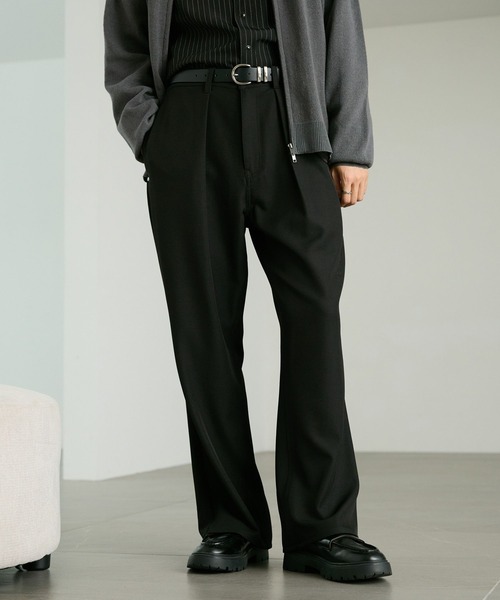 RAGEBLUE(レイジブルー)の「RIVET SEMI FLARE PANTS/リベットセミフレアパンツ【セットアップ対応】(デニムパンツ・メンズ・ブラック/ブラウン・MEDIUM/LARGE)」の18枚目の写真