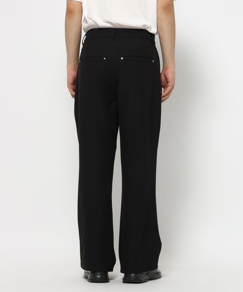 RAGEBLUE(レイジブルー)の「RIVET SEMI FLARE PANTS/リベットセミフレアパンツ【セットアップ対応】(デニムパンツ・メンズ・ブラック/ブラウン・MEDIUM/LARGE)」の12枚目の写真