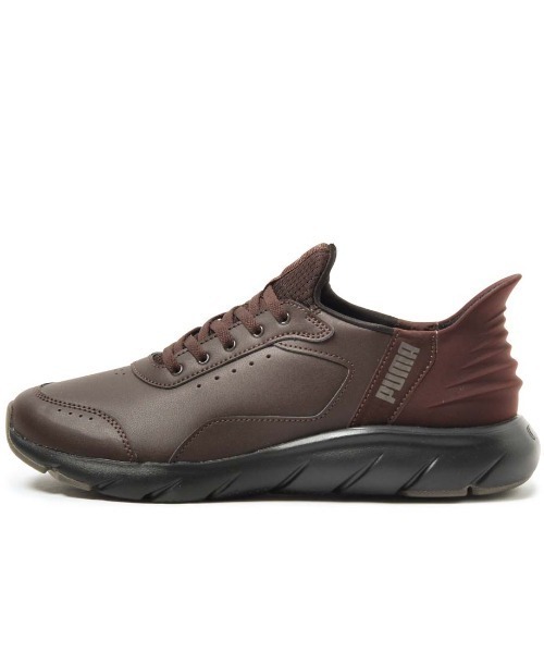 PUMA(プーマ)の「プーマ PUMA SOFTRIDE フレックス LSL EASE IN ワイド(スニーカー・メンズ・ブラウン・26.5cm/26.0cm/25.5cm/25.0cm/27.5cm/28.0cm/27.0cm)」の1枚目の写真