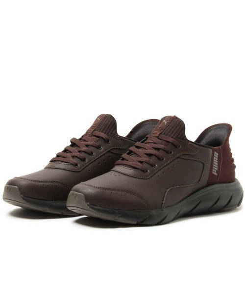 PUMA(プーマ)の「プーマ PUMA SOFTRIDE フレックス LSL EASE IN ワイド(スニーカー・メンズ・ブラウン・26.5cm/26.0cm/25.5cm/25.0cm/27.5cm/28.0cm/27.0cm)」の3枚目の写真