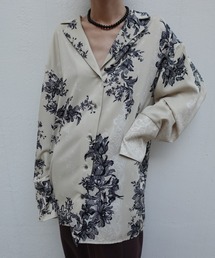 Ameri（アメリ）の「FLORAL LACE SCARF PRINT SHIRT（シャツ/ブラウス）」