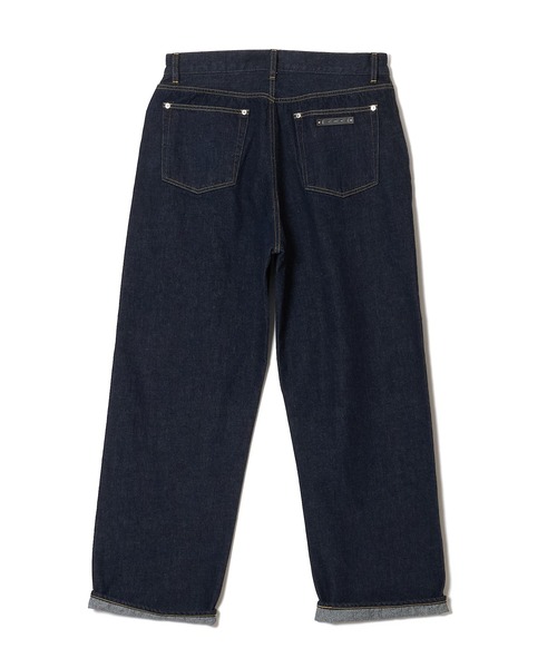CRIMIE(クライミー)の「BORN FREE WIDE LUXURY SELVEDGE ONE WASH JEANS - INDIGO MADE IN JAPAN(デニムパンツ・メンズ・インディゴブルー・XXL/XL/L/M/S)」の4枚目の写真