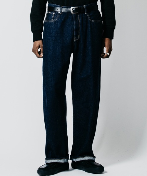 CRIMIE(クライミー)の「BORN FREE WIDE LUXURY SELVEDGE ONE WASH JEANS - INDIGO MADE IN JAPAN(デニムパンツ・メンズ・インディゴブルー・XXL/XL/L/M/S)」の8枚目の写真