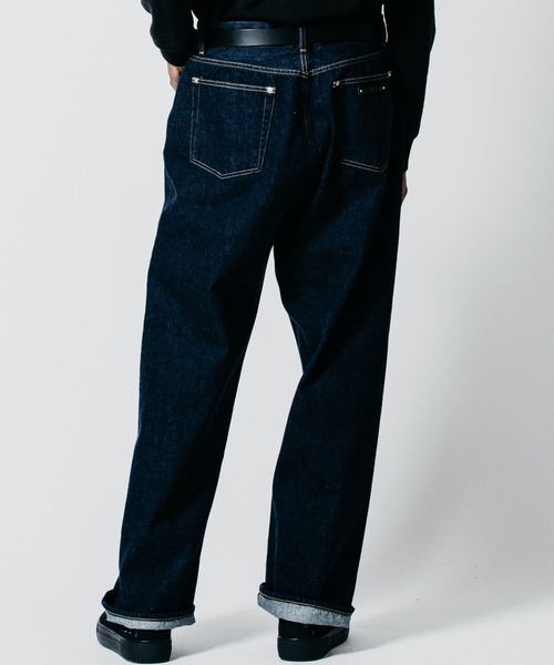 CRIMIE(クライミー)の「BORN FREE WIDE LUXURY SELVEDGE ONE WASH JEANS - INDIGO MADE IN JAPAN(デニムパンツ・メンズ・インディゴブルー・XXL/XL/L/M/S)」の10枚目の写真