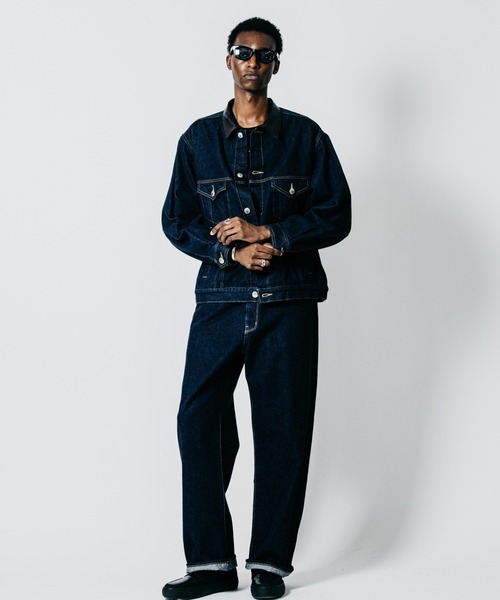 CRIMIE(クライミー)の「BORN FREE WIDE LUXURY SELVEDGE ONE WASH JEANS - INDIGO MADE IN JAPAN(デニムパンツ・メンズ・インディゴブルー・XXL/XL/L/M/S)」の11枚目の写真