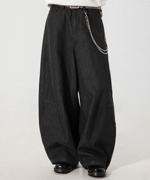 SETUP7(セットアップセブン)の「【SETUP7】ルーズバルーンパンツ SCCH(その他パンツ・メンズ・ブラック・L/M/S/XL)」の3枚目の写真