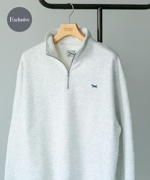 PENNEYS(ぺニーズ)の「『XLサイズ/WEB限定』『別注』PENNEYS×DOORS THE FOX ハーフジップスウェット(スウェット・メンズ・パープル/チャコールグレー/グレー・MEDIUM/LARGE/X-LARGE)」の3枚目の写真