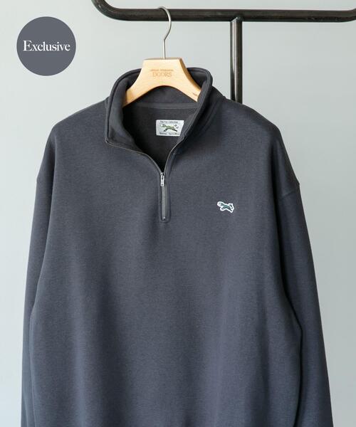 PENNEYS(ぺニーズ)の「『XLサイズ/WEB限定』『別注』PENNEYS×DOORS THE FOX ハーフジップスウェット(スウェット・メンズ・パープル/チャコールグレー/グレー・MEDIUM/LARGE/X-LARGE)」の2枚目の写真