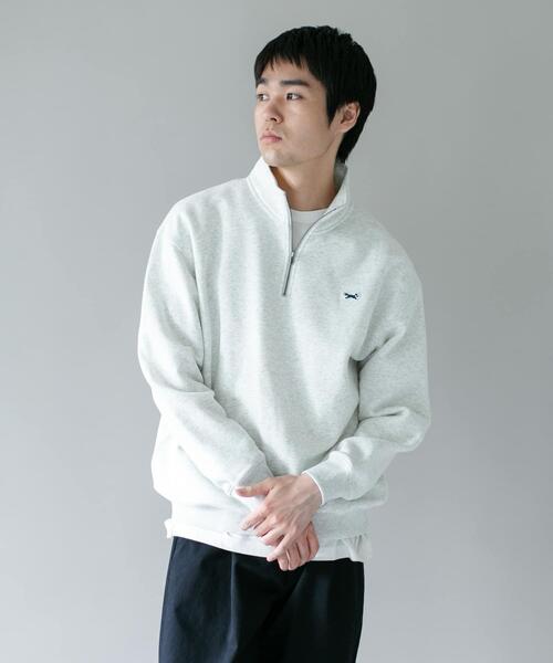 PENNEYS(ぺニーズ)の「『XLサイズ/WEB限定』『別注』PENNEYS×DOORS THE FOX ハーフジップスウェット(スウェット・メンズ・パープル/チャコールグレー/グレー・MEDIUM/LARGE/X-LARGE)」の4枚目の写真
