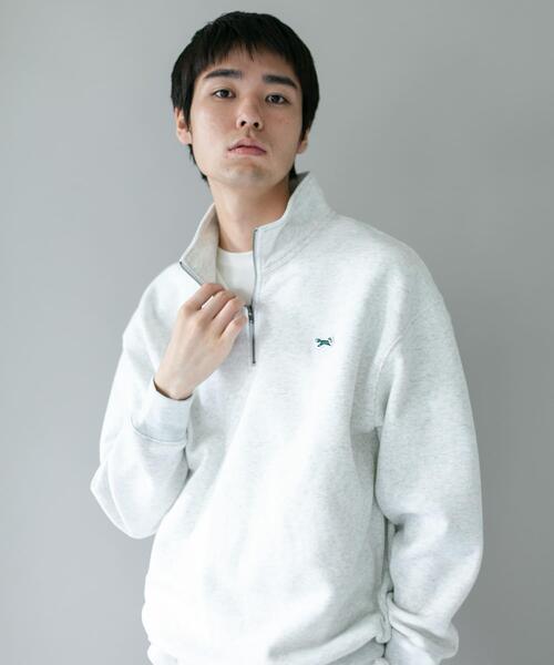 PENNEYS(ぺニーズ)の「『XLサイズ/WEB限定』『別注』PENNEYS×DOORS THE FOX ハーフジップスウェット(スウェット・メンズ・パープル/チャコールグレー/グレー・MEDIUM/LARGE/X-LARGE)」の6枚目の写真