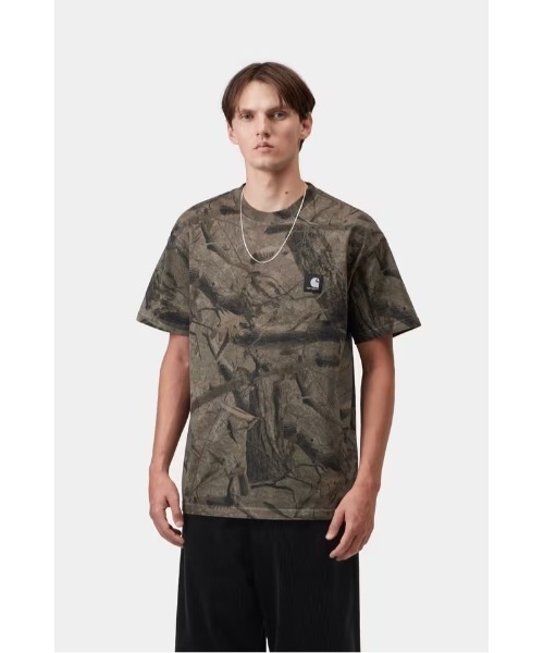 Carhartt WIP(カーハートダブリューアイピー)の「S/S Feather Tree T-Shirt(Tシャツ/カットソー・メンズ・カモフラージュ・SMALL/MEDIUM/LARGE)」の1枚目の写真