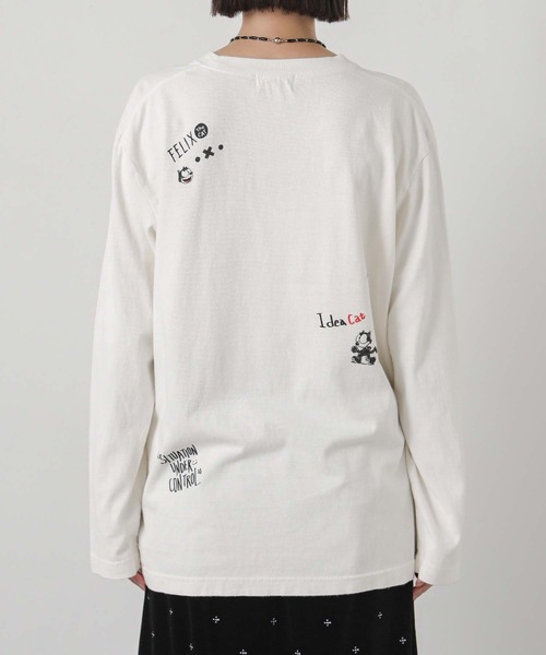 Gready Brilliant(グレディブリリアン)の「FELIXロゴロングスリーブ(Tシャツ/カットソー・レディース・オフホワイト・FREE)」の16枚目の写真