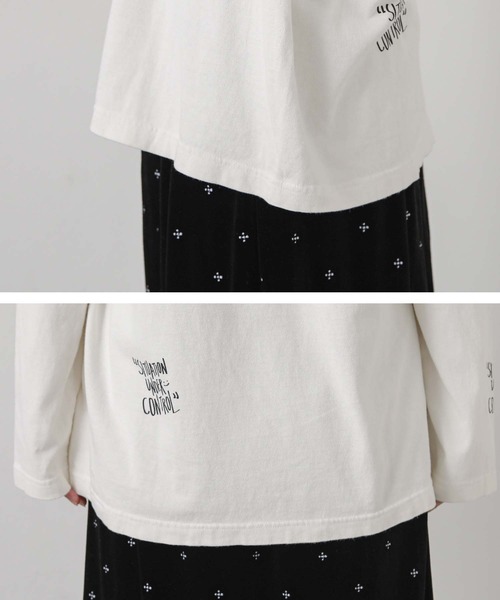 Gready Brilliant(グレディブリリアン)の「FELIXロゴロングスリーブ(Tシャツ/カットソー・レディース・オフホワイト・FREE)」の18枚目の写真