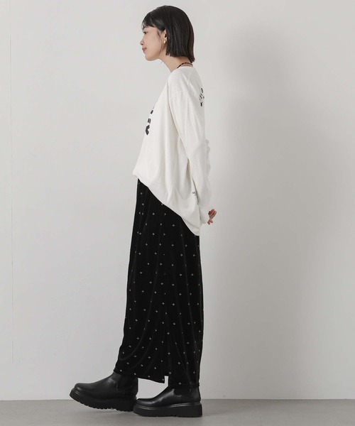 Gready Brilliant(グレディブリリアン)の「FELIXロゴロングスリーブ(Tシャツ/カットソー・レディース・オフホワイト・FREE)」の3枚目の写真
