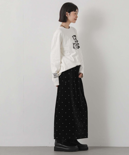 Gready Brilliant(グレディブリリアン)の「FELIXロゴロングスリーブ(Tシャツ/カットソー・レディース・オフホワイト・FREE)」の5枚目の写真