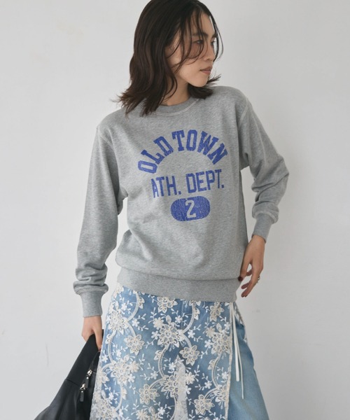 Champion（チャンピオン）の「チャンピオン CREW NECK SWEATSHIRT（スウェット・レディース・ブルー/グレー・S）」の17枚目の写真