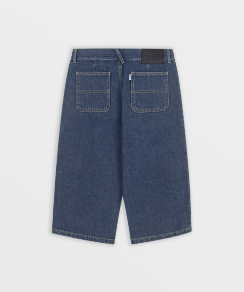 SAFARISPOT(サファリスポット)の「1/2 ジャーニーデニムクロップパンツ(ダークブルー)(その他パンツ・レディース・その他・1)」の2枚目の写真