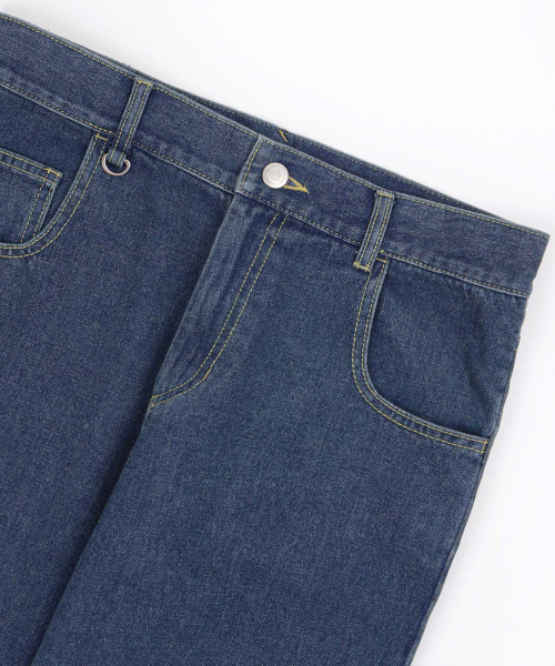 SAFARISPOT(サファリスポット)の「1/2 ジャーニーデニムクロップパンツ(ダークブルー)(その他パンツ・レディース・その他・1)」の3枚目の写真